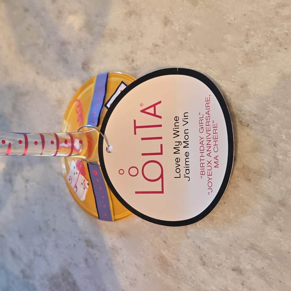 Lolita Birthday Girl Wine Glass